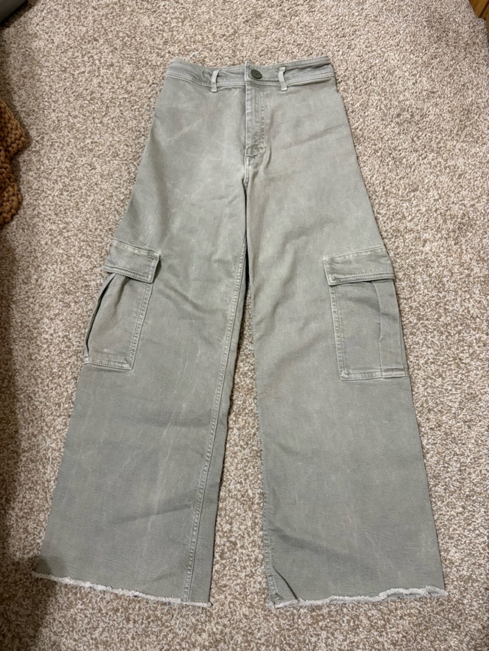 Zara Wide Leg Cargo Pants